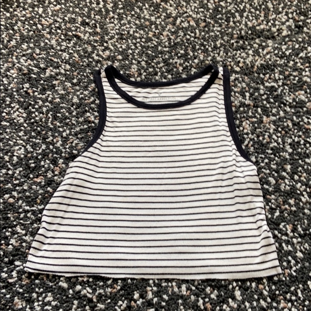 Striped Crop Top